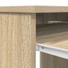 vidaXL Desk Sonoma Oak 86x49x76 cm Engineered Wood