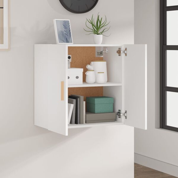 vidaXL Wall Cabinet White 60x30x60 cm Engineered Wood