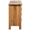 vidaXL Bathroom Vanity Cabinet Solid Pinewood 70x32x63 cm