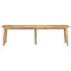 vidaXL Bench 160x40x45 cm Solid Wood Mango