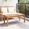 vidaXL Garden Table Natural 95 x 45 x 40 cm Solid teak wood