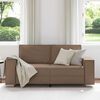 vidaXL Sofa Cappuccino 180 x 80 x 84 cm Fabric