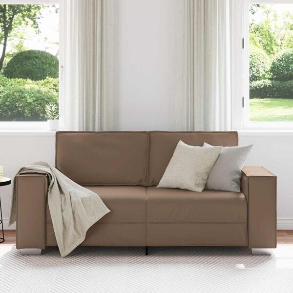 vidaXL Sofa Cappuccino 180 x 80 x 84 cm Fabric