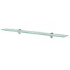 vidaXL Floating Shelves 2 pcs Glass 80x20 cm 8 mm