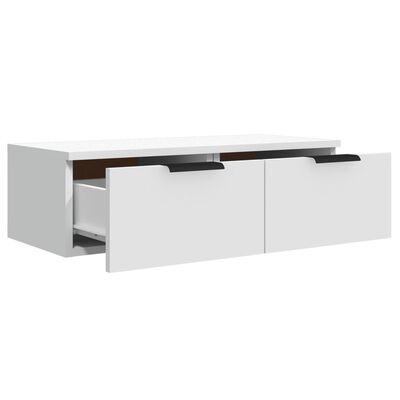 vidaXL Wall Cabinet White 68x30x20 cm Engineered Wood