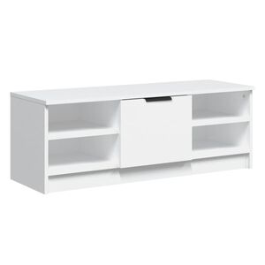 vidaXL Tv Cabinet | White | Engineered Wood | Tv Cabinet | Rectangular