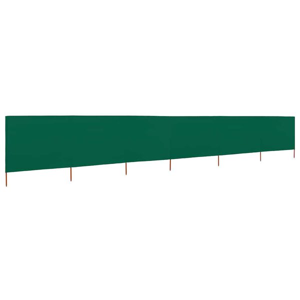 vidaXL 6-panel Wind Screen Fabric 800x160 cm Green