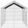 vidaXL Rabbit Cage Silver 200 x 78 x 78 cm Galvanised Steel