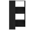 vidaXL Wardrobe 2 pcs Black Oak 85 x 85 x 140 cm Engineered Wood