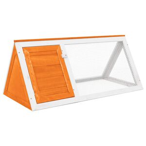 vidaXL Animal Cage | Brown | Fir wood | Durable | Animal Cage | Rectangular