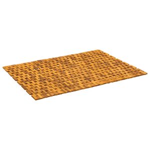 vidaXL Bath Mats Natural 85 x 120 cm Solid Acacia Wood
