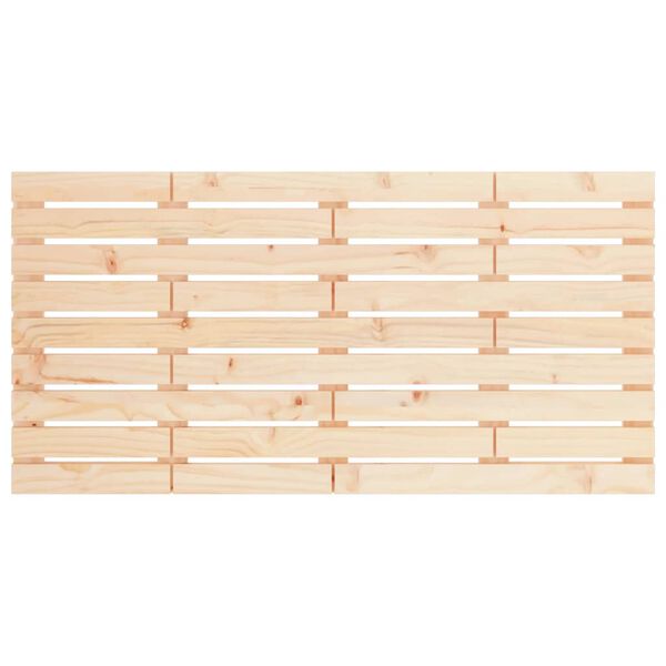 vidaXL Wall Headboard 141x3x63 cm Solid Wood Pine