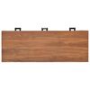 vidaXL Office Desk 110x40x75 cm Solid Teak Wood
