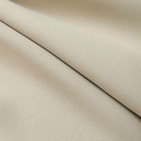 vidaXL Blackout Curtains with Hooks 2 pcs Beige 140x245 cm