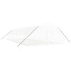 vidaXL Greenhouse with Steel Frame White 84 m&sup2; 14x6x2.85 m
