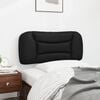 vidaXL Headboard Cushion "Hvar" Black 90 cm Faux Leather