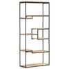vidaXL Bookcase 80x30x180 cm Rough Mango Wood
