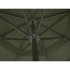 vidaXL Garden Parasol Green Aluminium 500 cm
