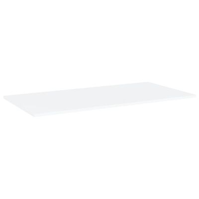 vidaXL Bookshelf Boards 4 pcs White 80x30x1.5 cm Chipboard