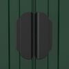 vidaXL Garden Shed Green 192x108x223 cm Galvanised Steel