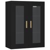 vidaXL Hanging Wall Cabinet Black 69,5x34x90 cm