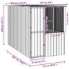 vidaXL Bird Cage Anthracite 315 x 167 x 200 cm Galvanised steel