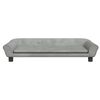 vidaXL Dog Bed Light Grey 100x50x21 cm Velvet