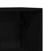 vidaXL Bookshelf Black Oak 60 x 24 x 176 cm Engineered Wood