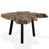 vidaXL Coffee Table Genuine Teak 80x70x38 cm