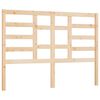 vidaXL Bed Headboard 156x4x104 cm Solid Wood Pine
