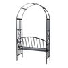 vidaXL Garden Rose Arch with Bench