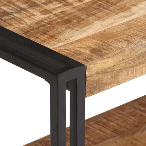 vidaXL TV Cabinet 120x30x40 cm Rough Mango Wood