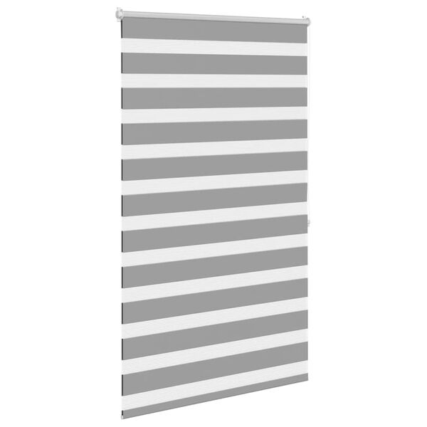 vidaXL Zebra blind 100.9x175 cm Fabric Width 96.7 cm grey