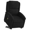 vidaXL Stand up Massage Recliner Chair Black Velvet