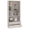 vidaXL Highboard HAMAR Solid Wood Pine White