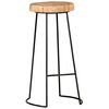 vidaXL Bar Stools 2 pcs Solid Acacia Wood