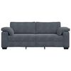vidaXL 3-Seater Sofa Dark Grey 220x77x82 cm Velvet