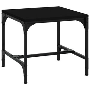 vidaXL Coffee Table Black 50x50x35 cm Engineered Wood