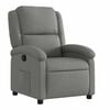 vidaXL Recliner Chair Dark Grey Fabric