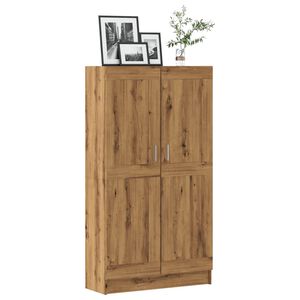 vidaXL Book Cabinet Artisan Oak 82,5x30,5x150 cm Engineered Wood