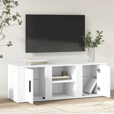 vidaXL TV Cabinet White 100x31.5x35 cm Engineered Wood