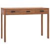 vidaXL Office Desk 110x40x75 cm Solid Teak Wood