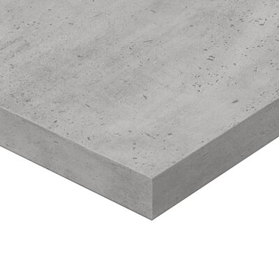 vidaXL Bookshelf Boards 4 pcs Concrete Grey 80x20x1.5 cm Engineered Wood