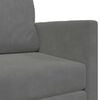 vidaXL Sofa Bed 110cm Dark Grey Velvet