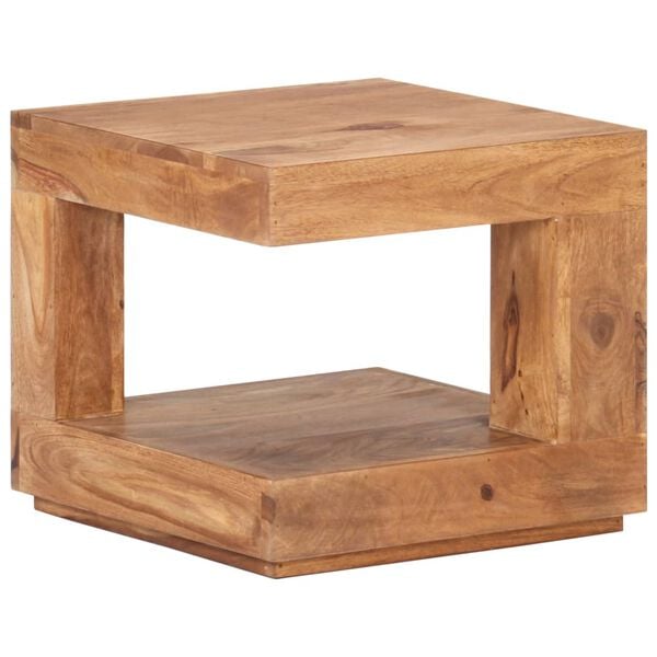 vidaXL Coffee Table 45x45x40 cm Solid Wood Acacia