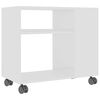 vidaXL Side Table | White | Engineered wood | Portable | Side Table