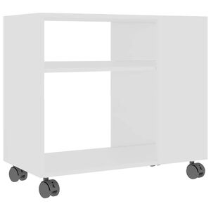 vidaXL Side Table | White | Engineered wood | Portable | Side Table