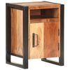 vidaXL Bedside Cabinet 40x35x55cm Solid Acacia Wood in Sheesham Finish