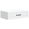 vidaXL Wall-Mounted Side Table White 59 x 34.5 x 17 cm Engineered Wood