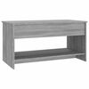 vidaXL Coffee Table Grey Sonoma 102x50x52.5 cm Engineered Wood